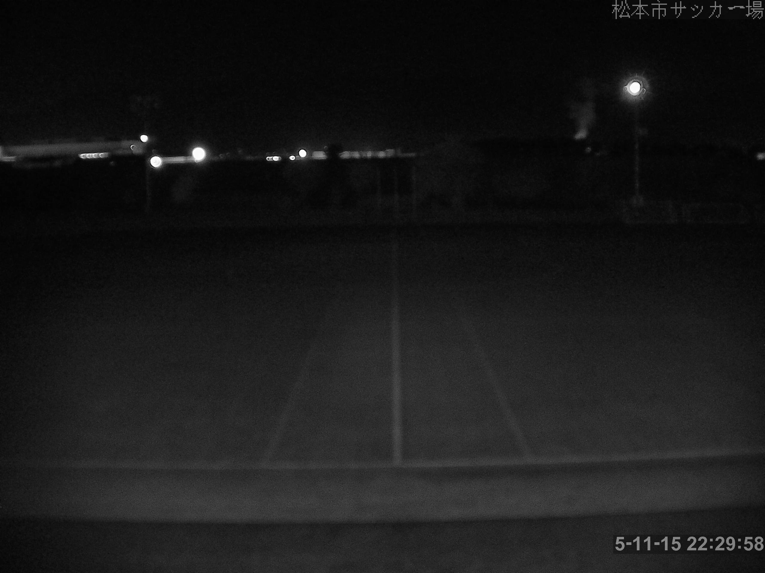 松本市サッカー場の映像