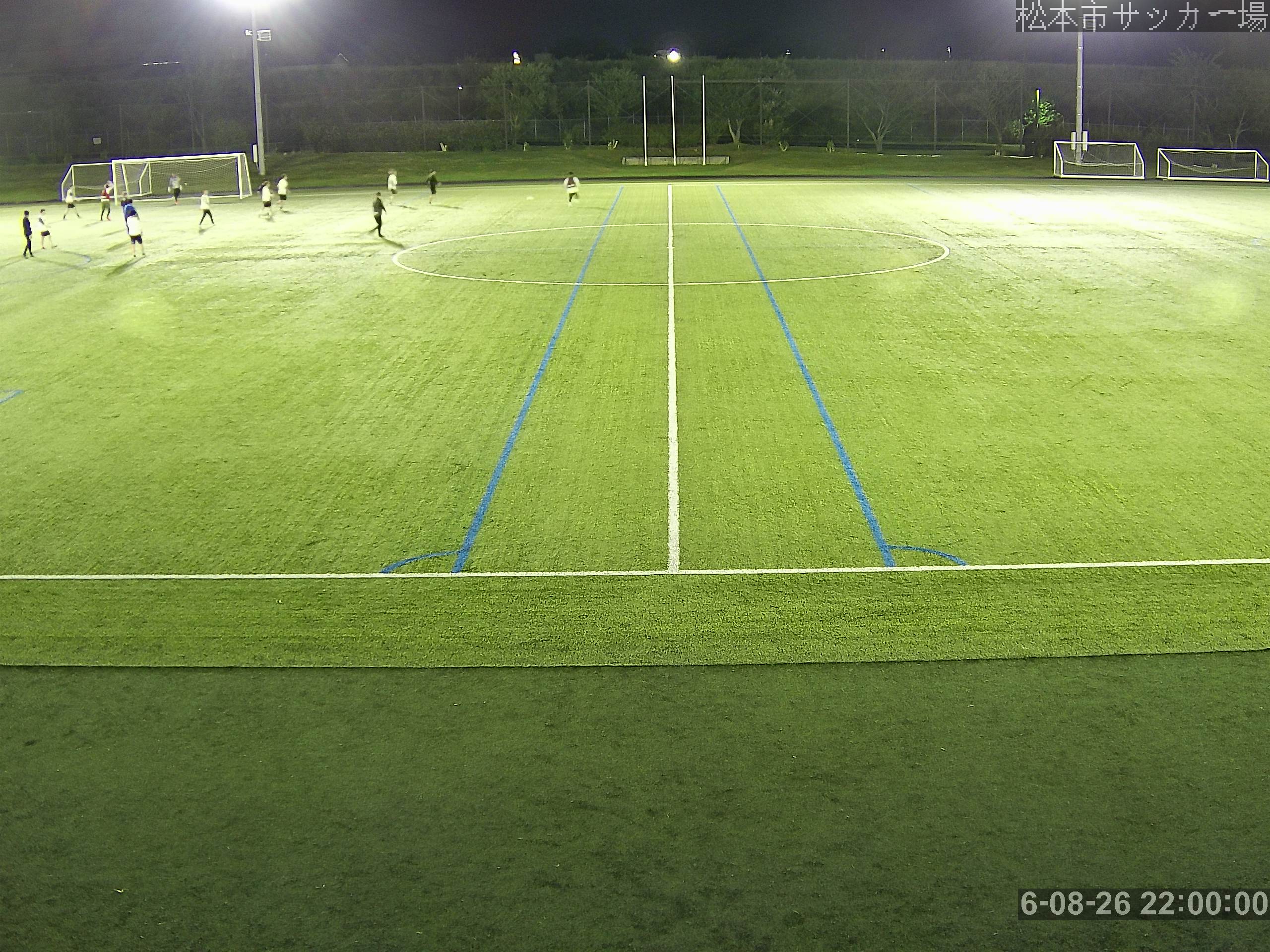 松本市サッカー場の映像