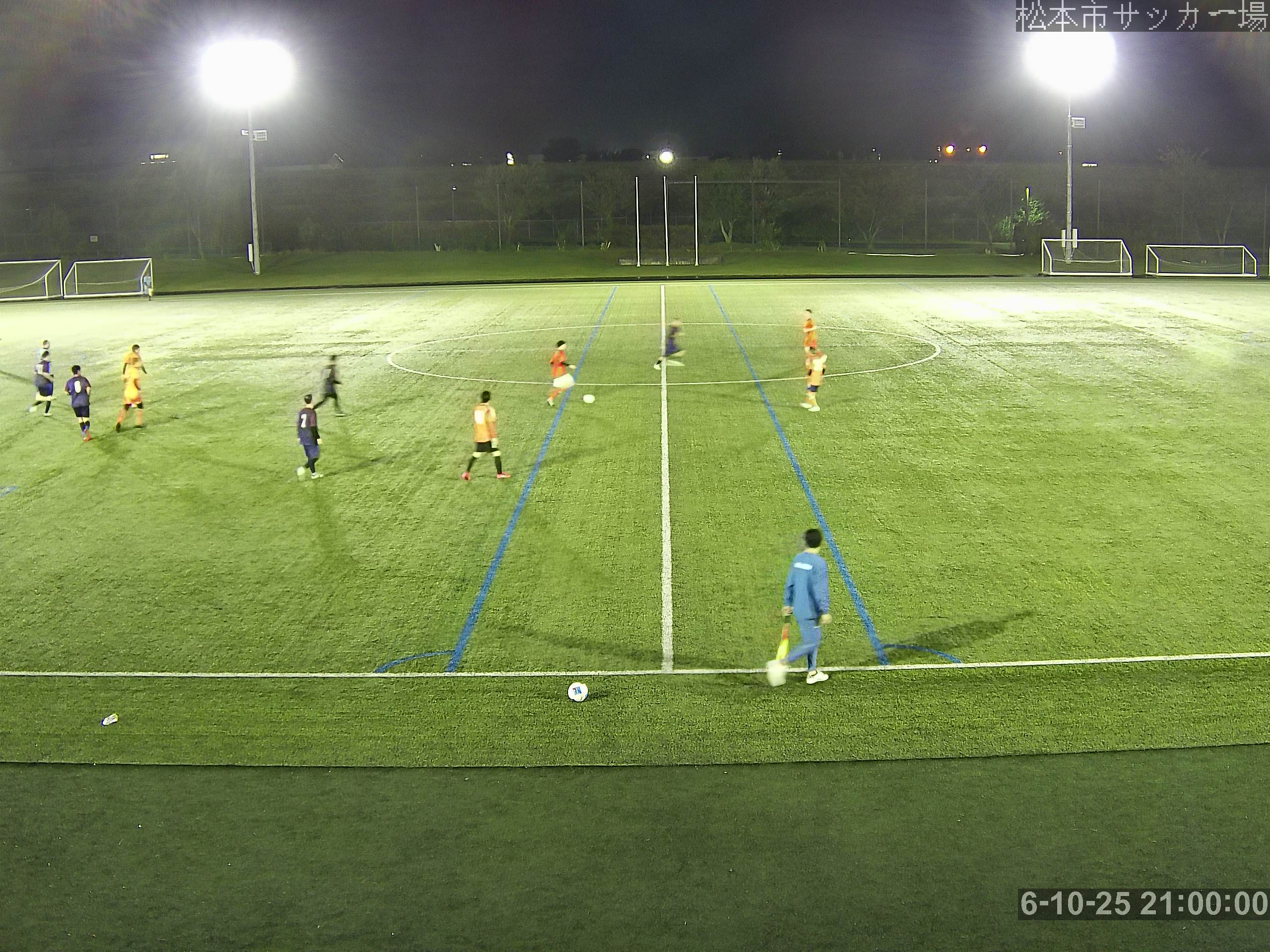 松本市サッカー場の映像